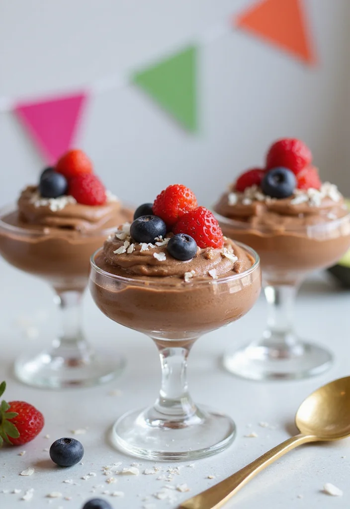 12 Fun and Easy Healthy Birthday Dessert Recipes - 1. Avocado Chocolate Mousse