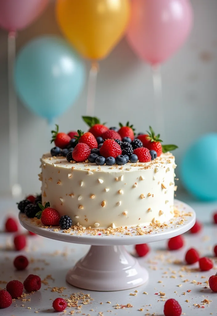 12 Fun and Easy Healthy Birthday Dessert Recipes - 5. Almond Flour Birthday Cake