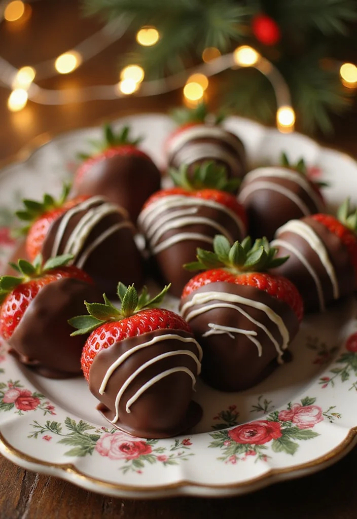 12 Fun and Easy Healthy Birthday Dessert Recipes - 7. Healthy Chocolate Dipped Strawberries