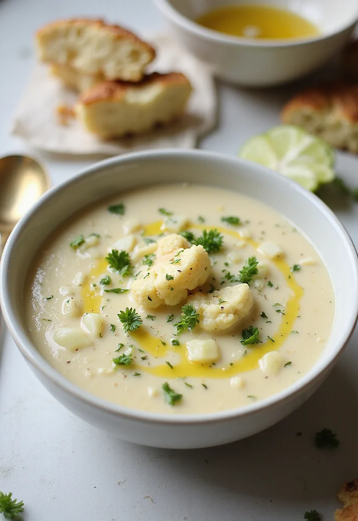 12 Healthy Keto Soup Recipes for Warm Comfort - 6. Cauliflower and Leek Soup