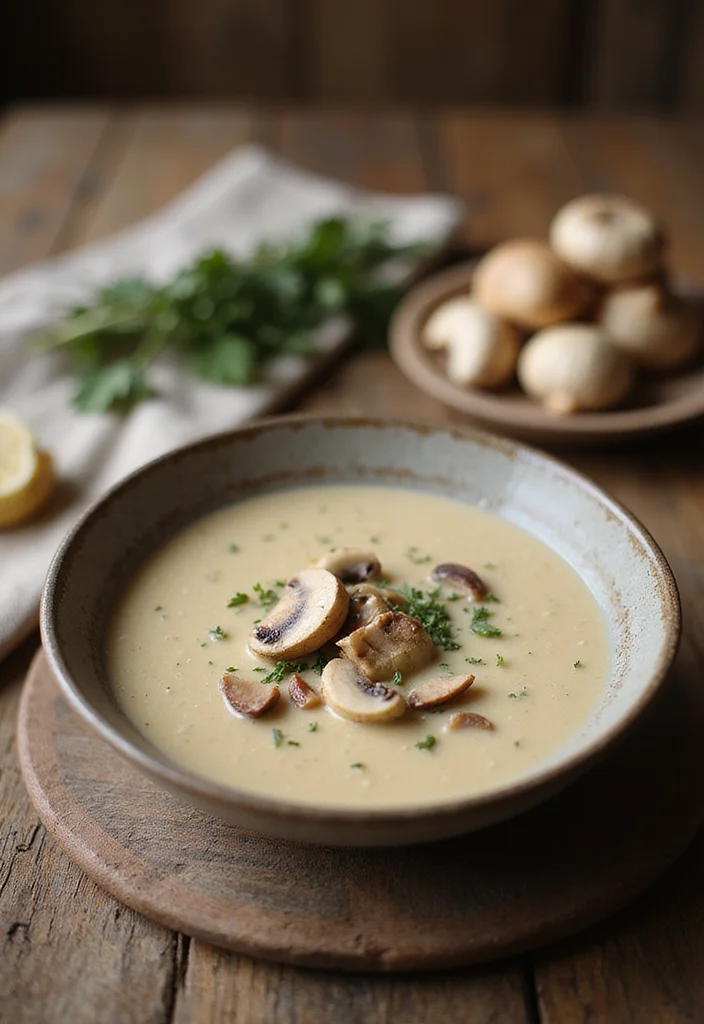 12 Healthy Keto Soup Recipes for Warm Comfort - 8. Creamy Garlic Mushroom Soup
