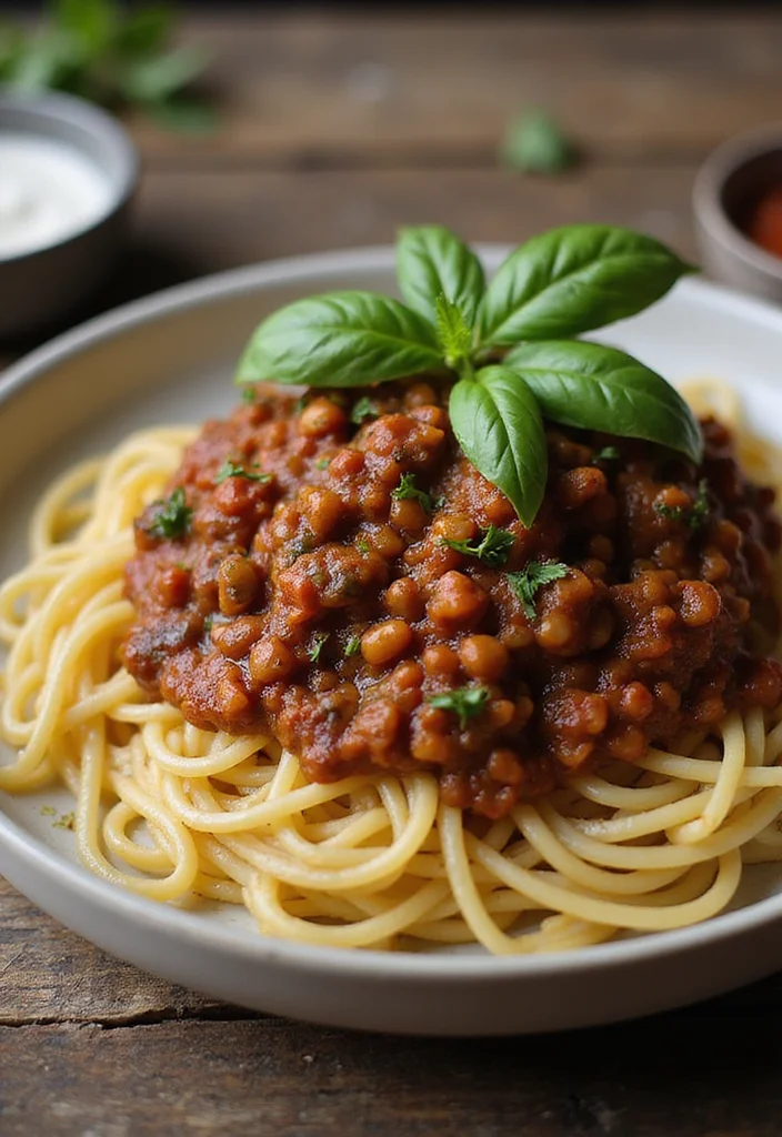 12 Healthy Lentil Recipes for Easy Protein - 11. Lentil Bolognese