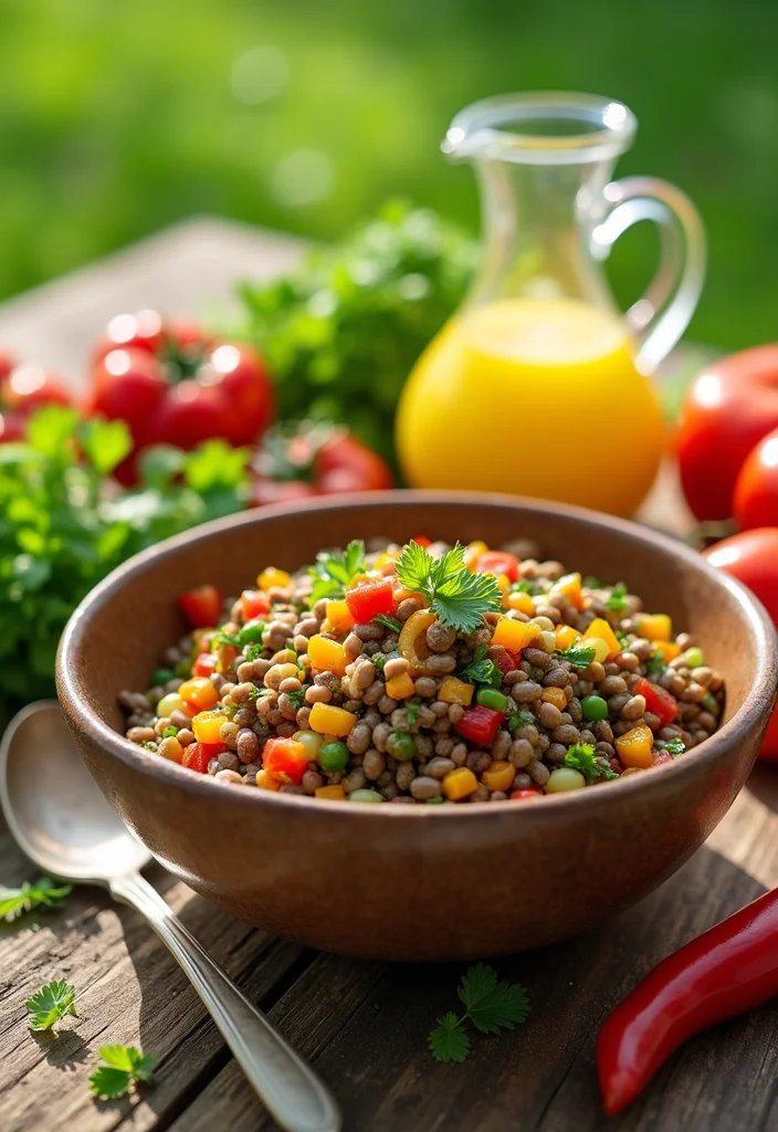 12 Healthy Lentil Recipes for Easy Protein - 3. Lentil Salad with Lemon Vinaigrette