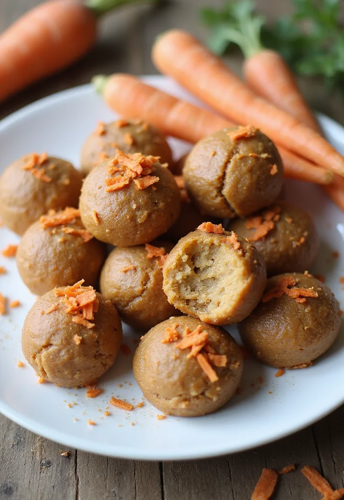 12 Healthy Sweet Snack Recipes for Daily Cravings - 11. Carrot Cake Energy Bites