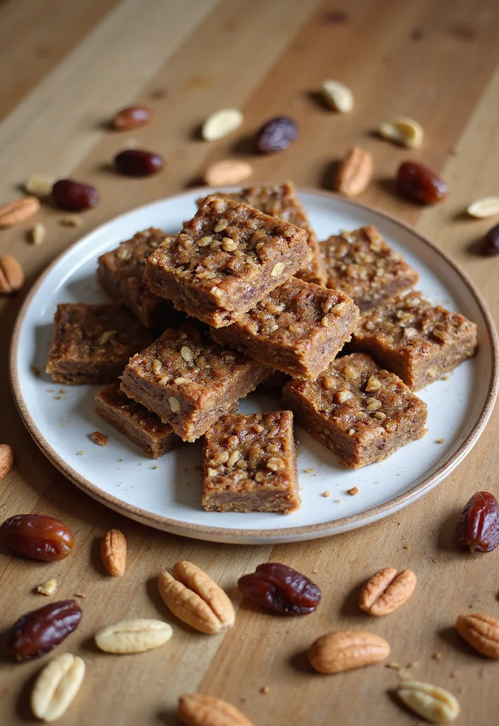 12 Healthy Sweet Snack Recipes for Daily Cravings - 9. Date and Nut Bars