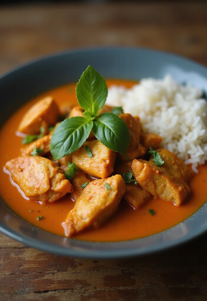 12 Macro Friendly Dinner Recipes Balanced and Easy - 11. Thai Chicken Curry