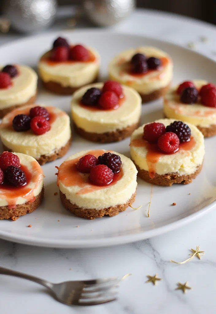 12 New Year’s Dessert Recipes to Celebrate 56 12 New Year’s Dessert Recipes to Celebrate - 6. Vegan Cheesecake Bites