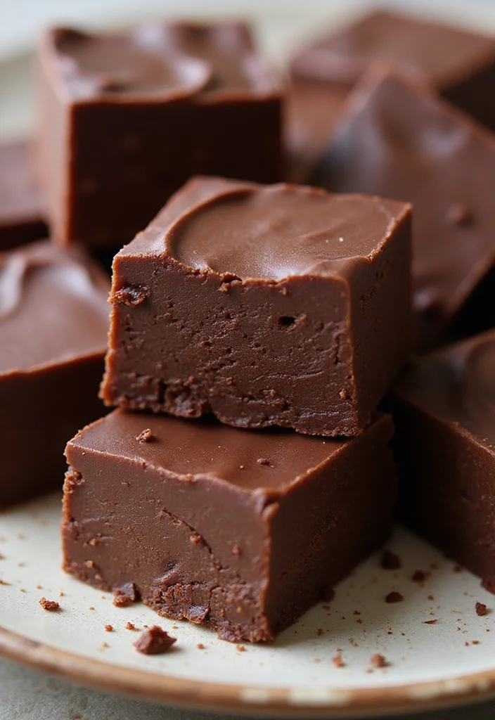 12 Sweetened Condensed Milk Dessert Recipes Easy and Rich - 2. No-Bake Chocolate Fudge