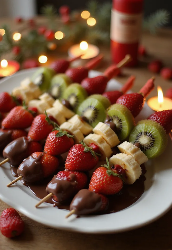 12 Valentine Dessert Recipes Sweet and Romantic 45 12 Valentine Dessert Recipes Sweet and Romantic - 5. Chocolate-Dipped Fruit Kabobs