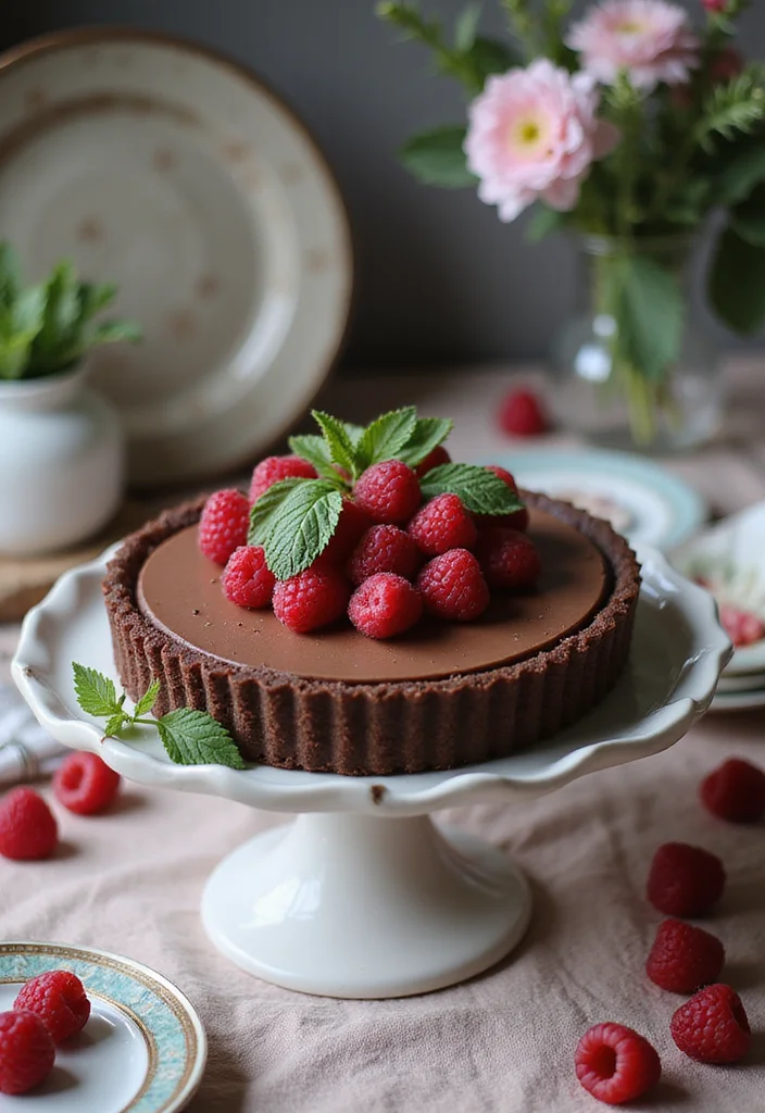 12 Valentine Dessert Recipes Sweet and Romantic 68 12 Valentine Dessert Recipes Sweet and Romantic - 7. Raspberry Chocolate Tart