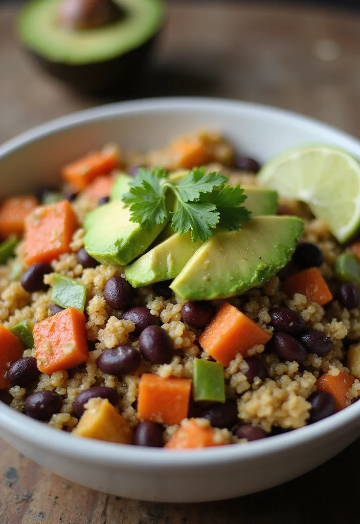 12 Vegan Buddha Bowl Recipes Balanced and Bright - 1. Quinoa & Black Bean Power Bowl