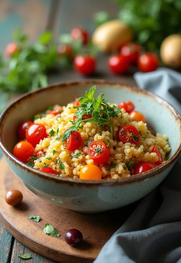 12 Vegan Buddha Bowl Recipes Balanced and Bright - 3. Mediterranean Couscous Bowl