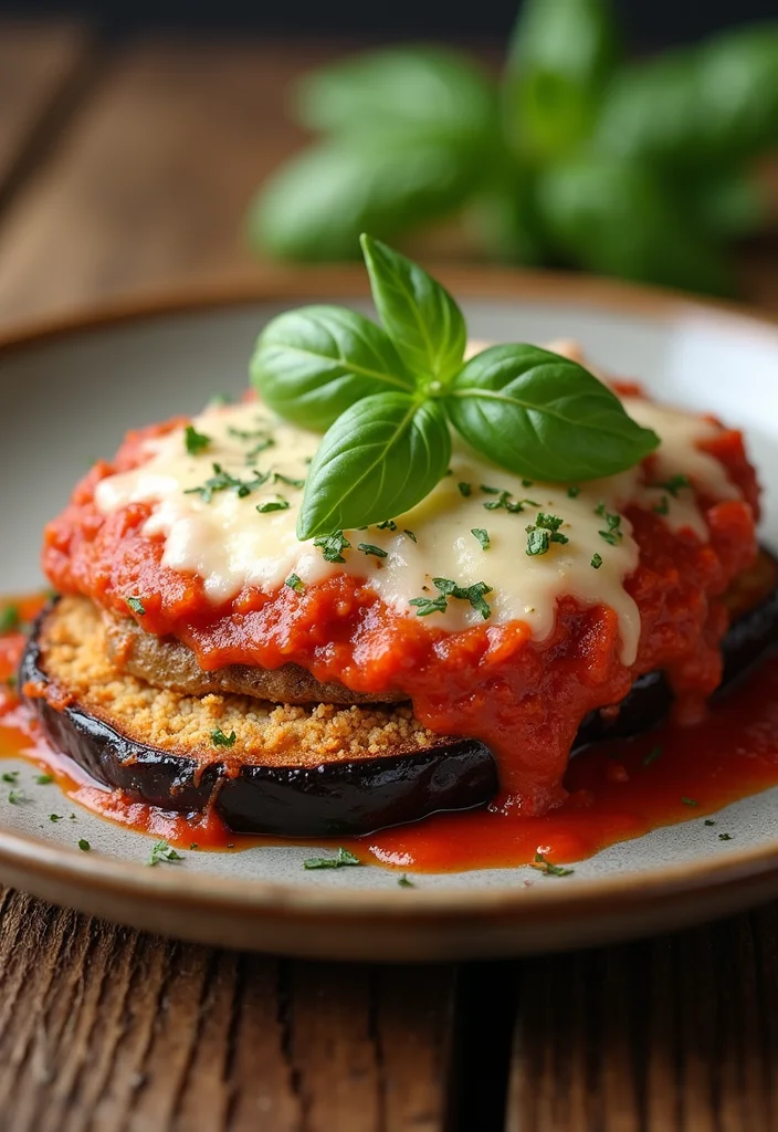 12 Vegan Eggplant Recipes for Flavorful Meals 23 12 Vegan Eggplant Recipes for Flavorful Meals - 3. Eggplant Parmesan